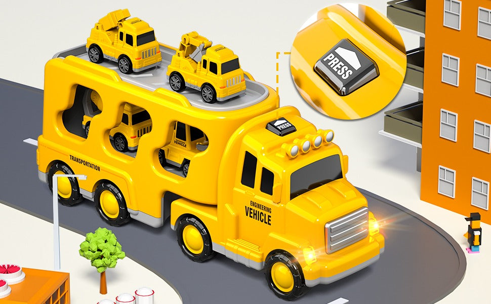 Città Magica delle Auto con Effetti di Luce e Suono