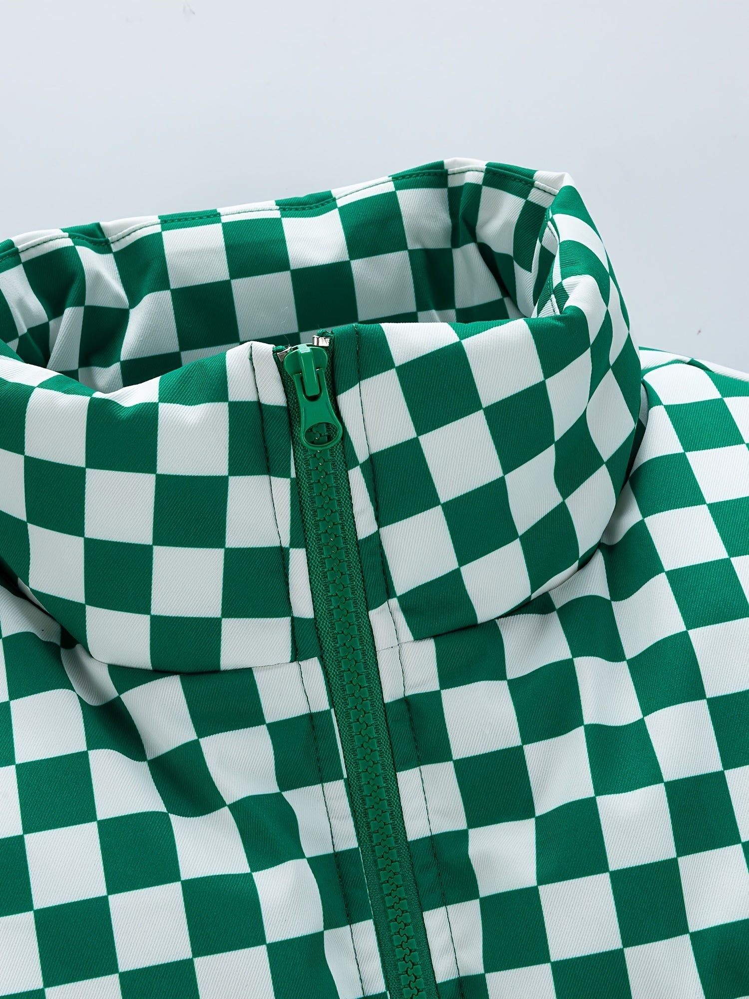 Giacca Piumino a Quadri Elegante per Uomini – Giacca Invernale Traspirante e Calda con Collo Alto