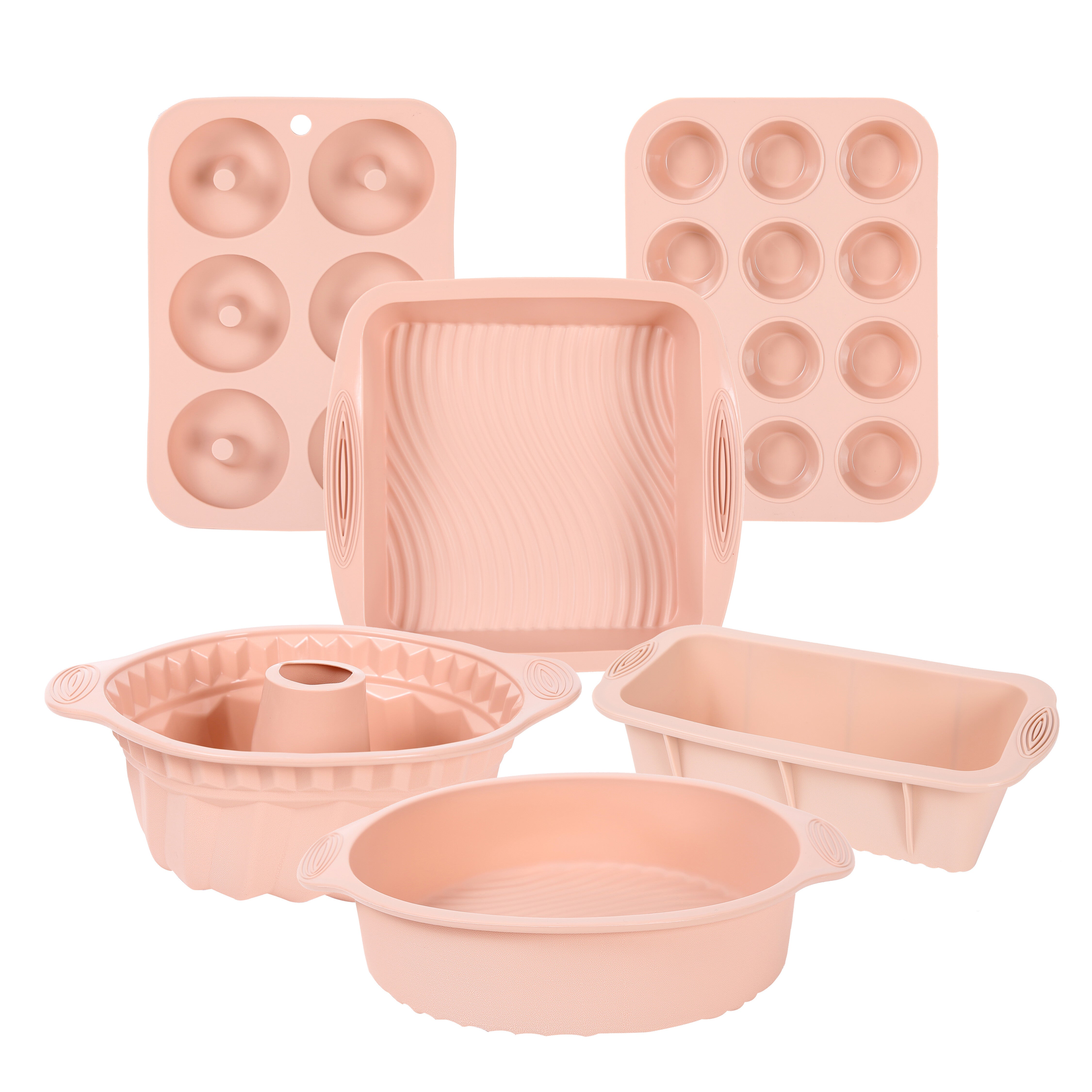 Set Completo di Stampo da Forno in Silicone – Flessibile, Durevole e Facile da Usare