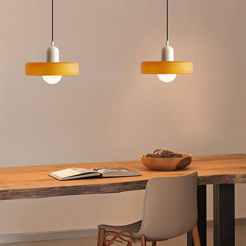 Lampada a Sospensione Colorata in Vetro - Design Moderno