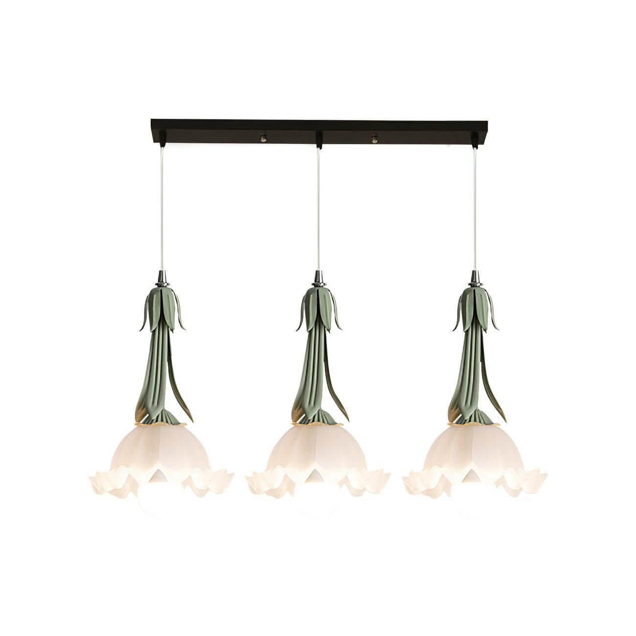 Elegante Lampada a Sospensione con Design a Fiore