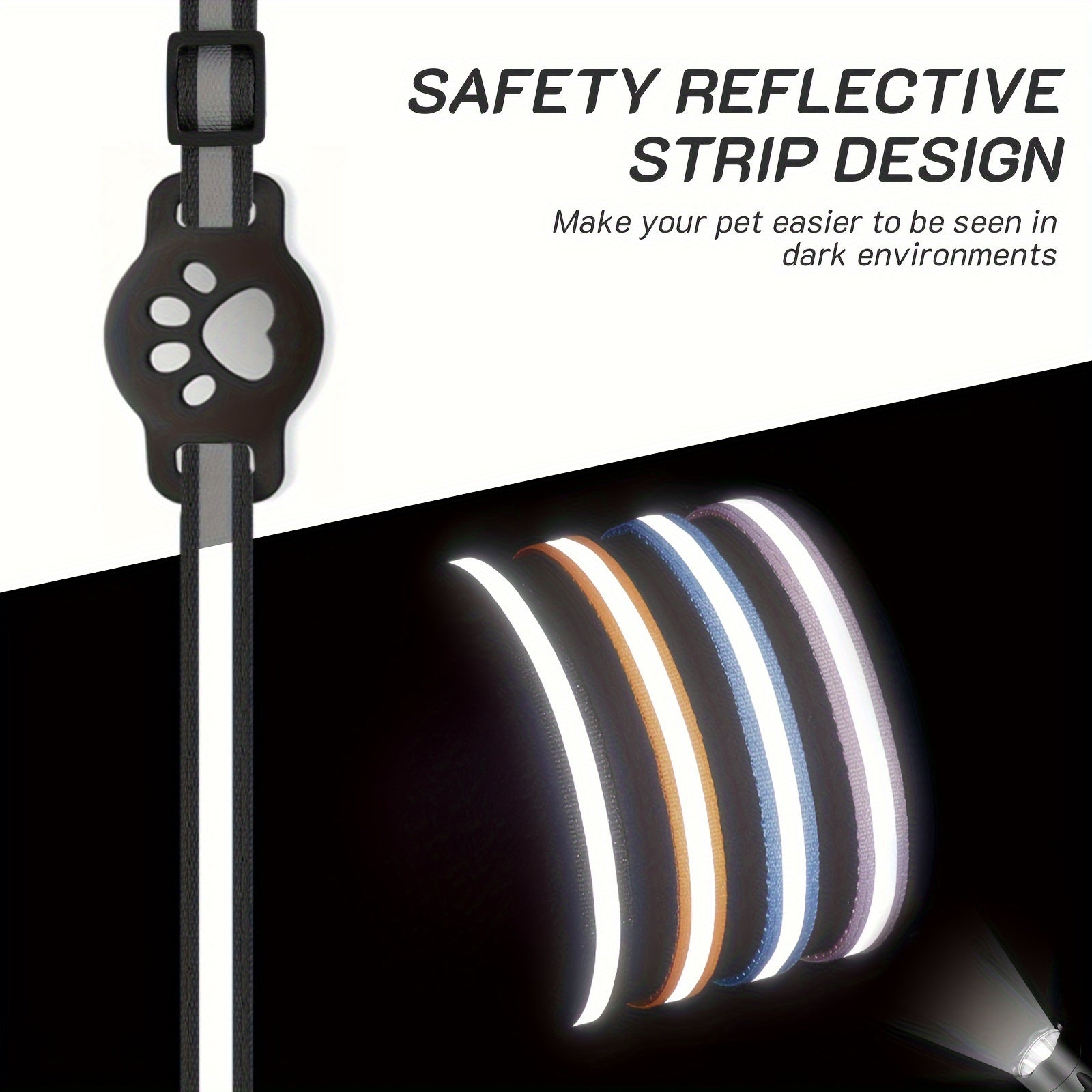 Collare per Gatti con Fibbia di Sicurezza e Campanella – Regolabile per Gatti di Diverse Taglie