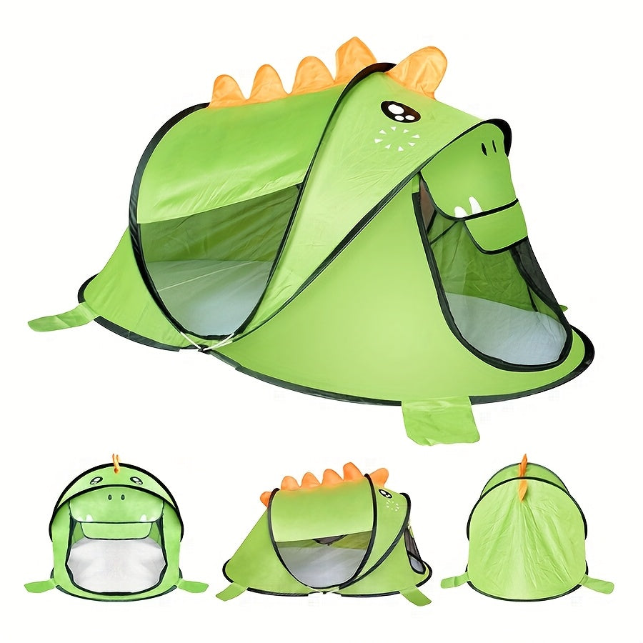 Set di tende da gioco pop-up per bambini con dinosauri, squali e orsi con protezione solare UPF 50 – Traspirante e portatile per neonati e bambini piccoli