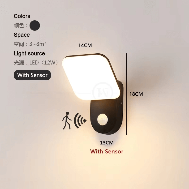Lampada da Parete LED Intelligente con Sensore di Movimento