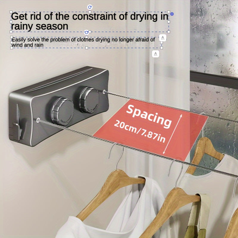 Stendibiancheria Doppio Pieghevole – Compatto e Resistente