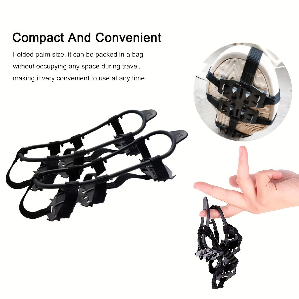 Cramponi Antiscivolo a 24 Denti – Perfetti per Camminare, Arrampicare e Sport Invernali