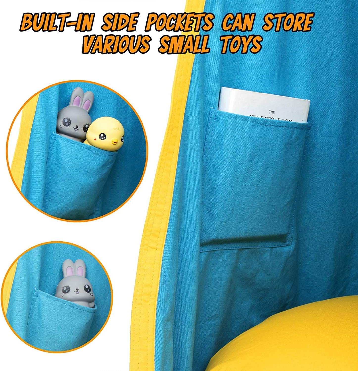 Sedia a Dondolo Appesa – Design Rilassante e Giocoso