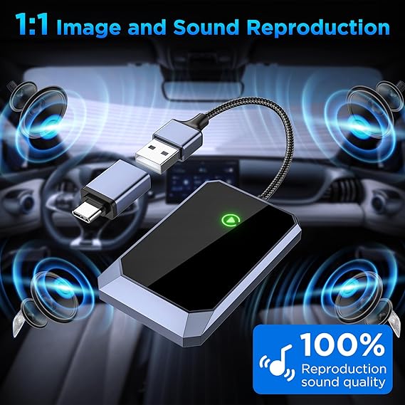 Adattatore Wireless CarPlay – Rendi Futuro la Tua Auto