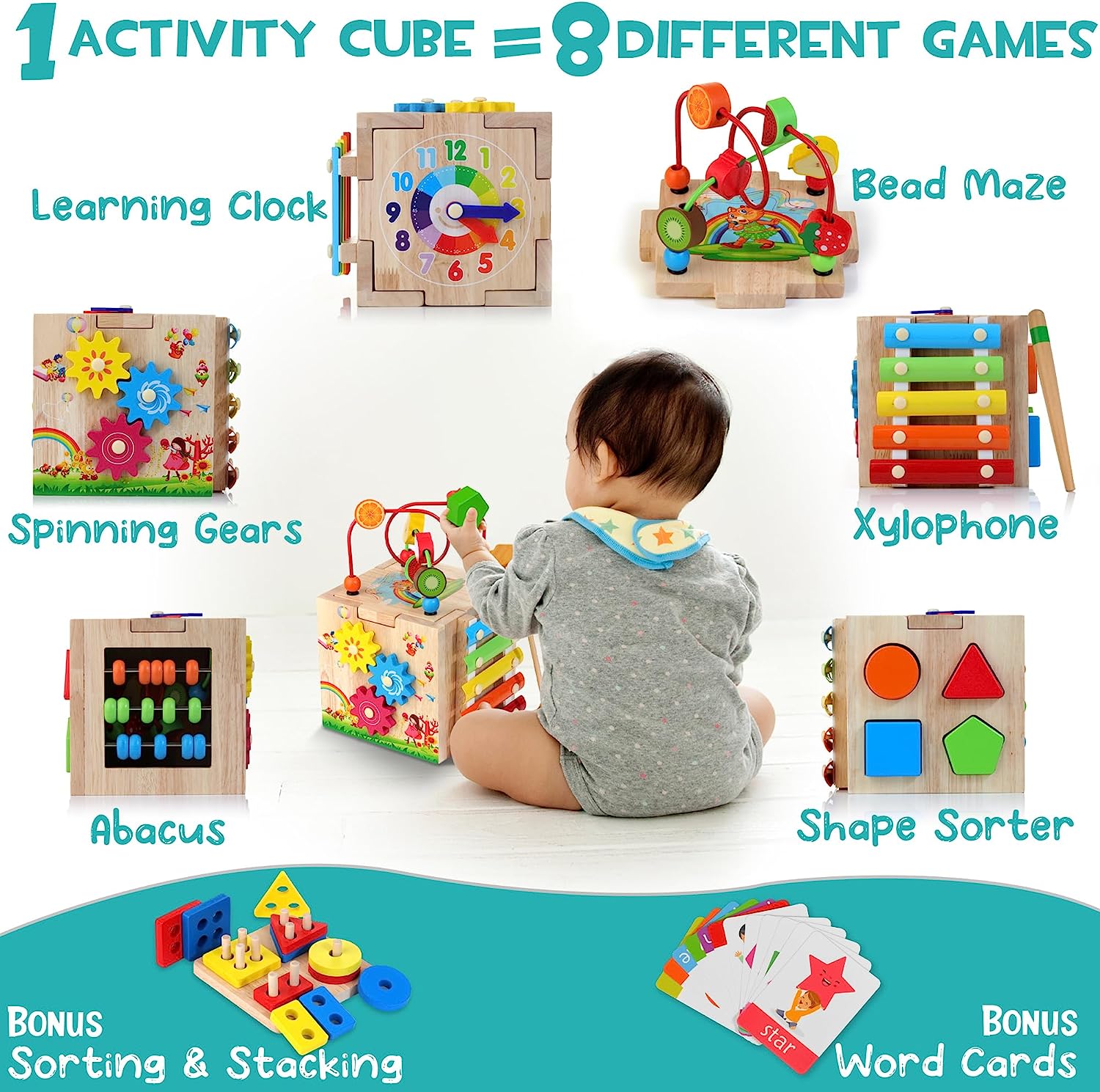 Cubo Montessori 8-in-1 – Cubbi