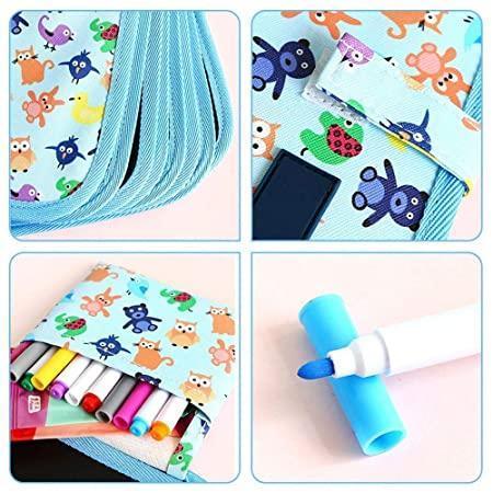 Libro di Apprendimento e Disegno Riutilizzabile per Bambini – Include 12 Pennarelli