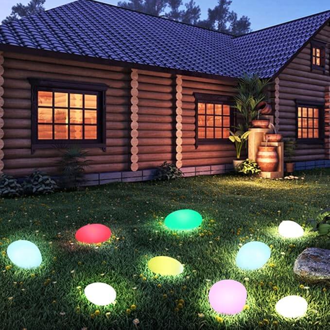 Lampada da Giardino LED - Illuminazione Esterna con Telecomando
