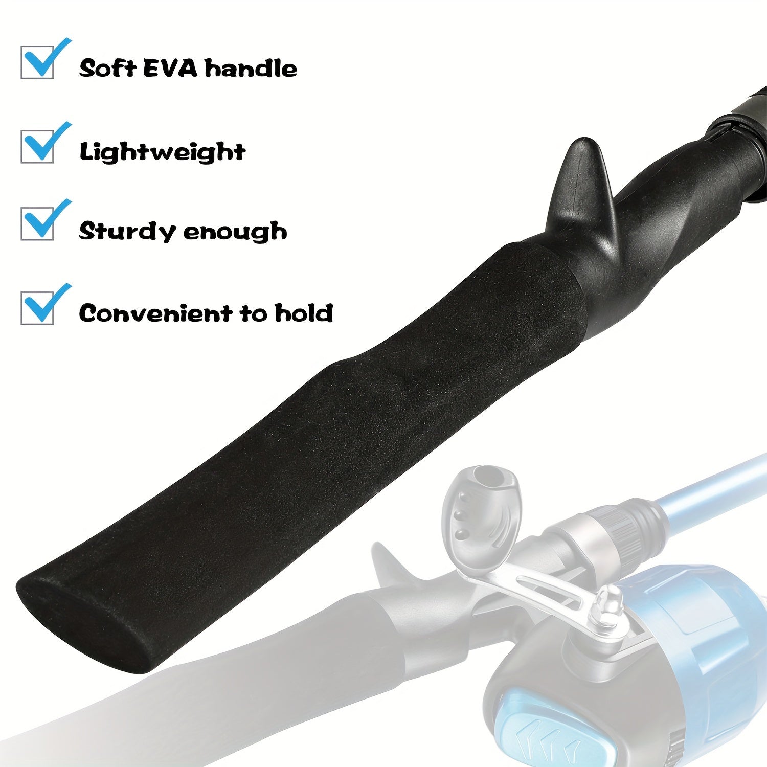 Set Completo di Canna da Pesca Telescopica e Mulinello con Borsa da Trasporto e Scatola per Esche