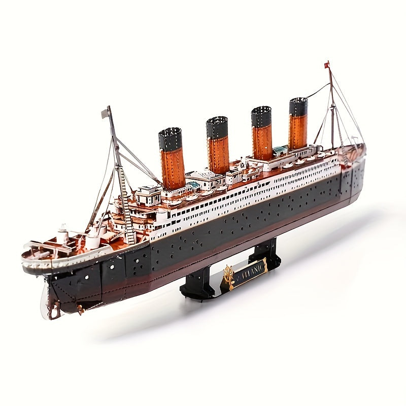 Modello in Metallo 3D Titanic – Modello Fai-da-Te Dettagliato per Creativi