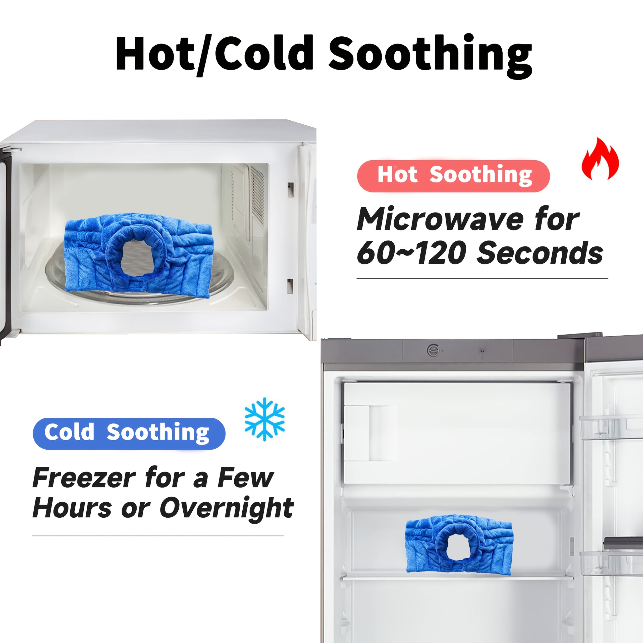 Cuscino Riscaldante Ponderato per Microonde – Comfort e Relax per Collo e Spalle