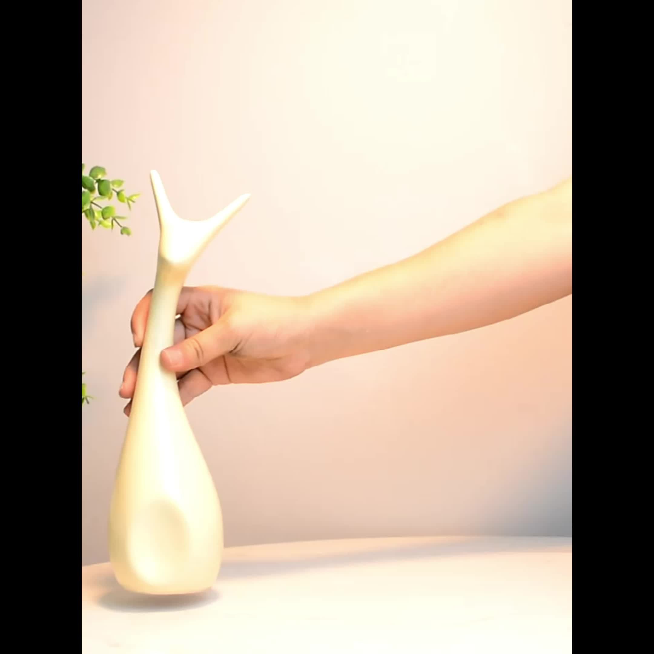 Set di Statue di Cervo in Ceramica – Decorazione di Lusso per Soggiorno e Ufficio