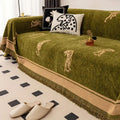 Safari Tiger Chenille Sofa Cover