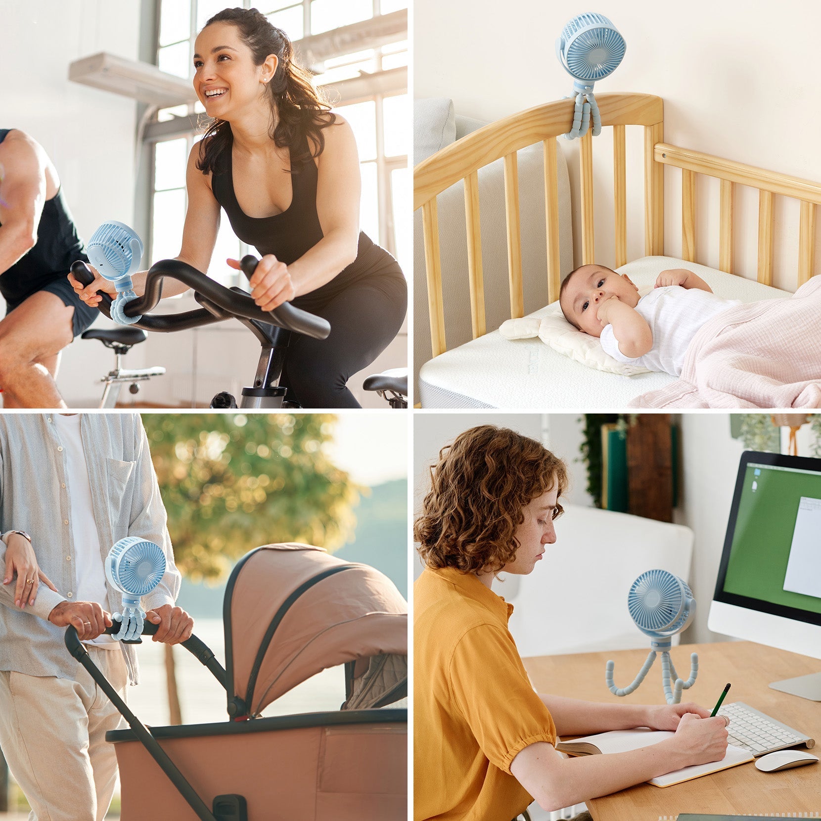 Ventilatore Portatile Ricaricabile USB per Viaggi