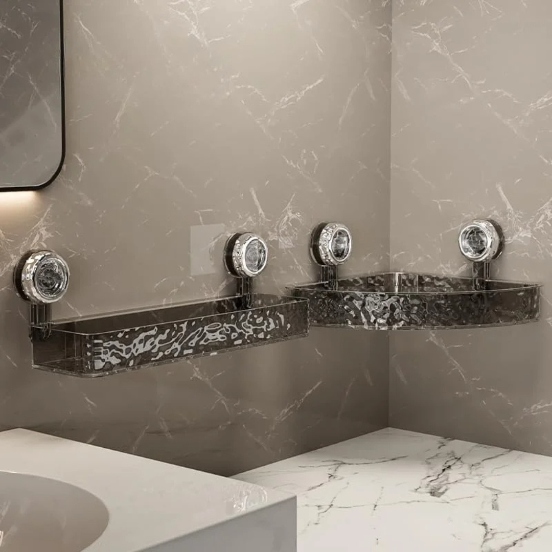 OptiGlide Scaffale Organizzatore per Doccia | Supporto da bagno durevole e facile da installare | Supporto da bagno durevole e facile da installare