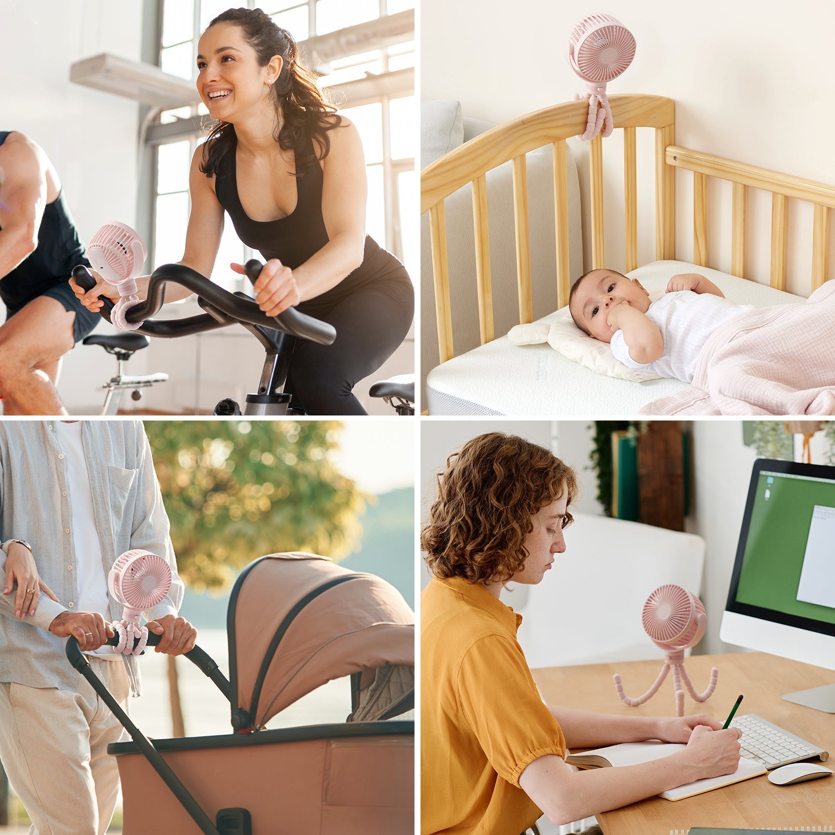 Ventilatore Portatile Ricaricabile USB per Viaggi