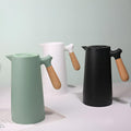 Insulated Thermal Carafe with Wooden Handle