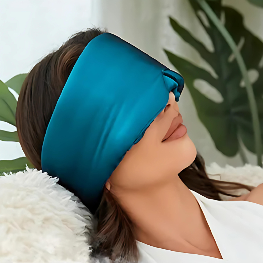 Maschera da Sonno di Lusso Realizzata in Pura Seta di Gelso – LunaPure