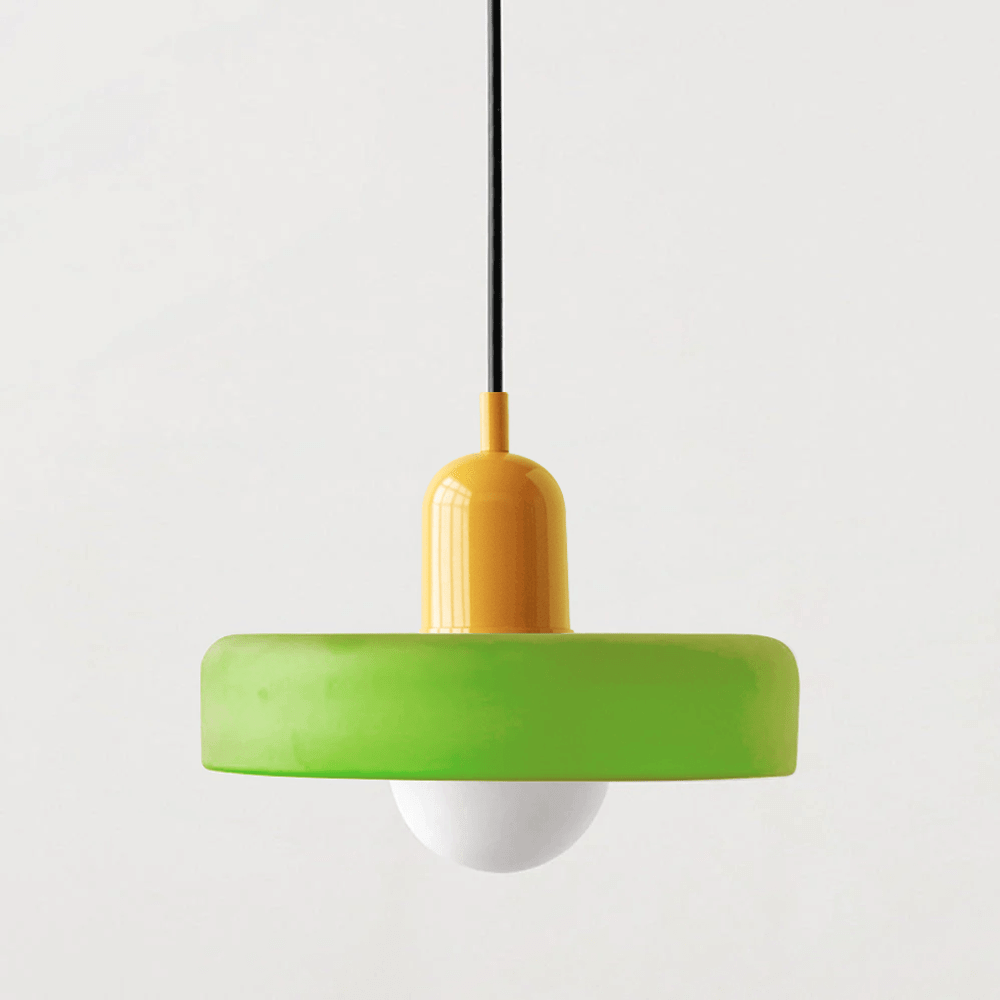 Lampada a Sospensione Colorata in Vetro - Design Moderno