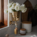 Vessona – Élégant vase mural en opale pour décorations d'intérieur stylées