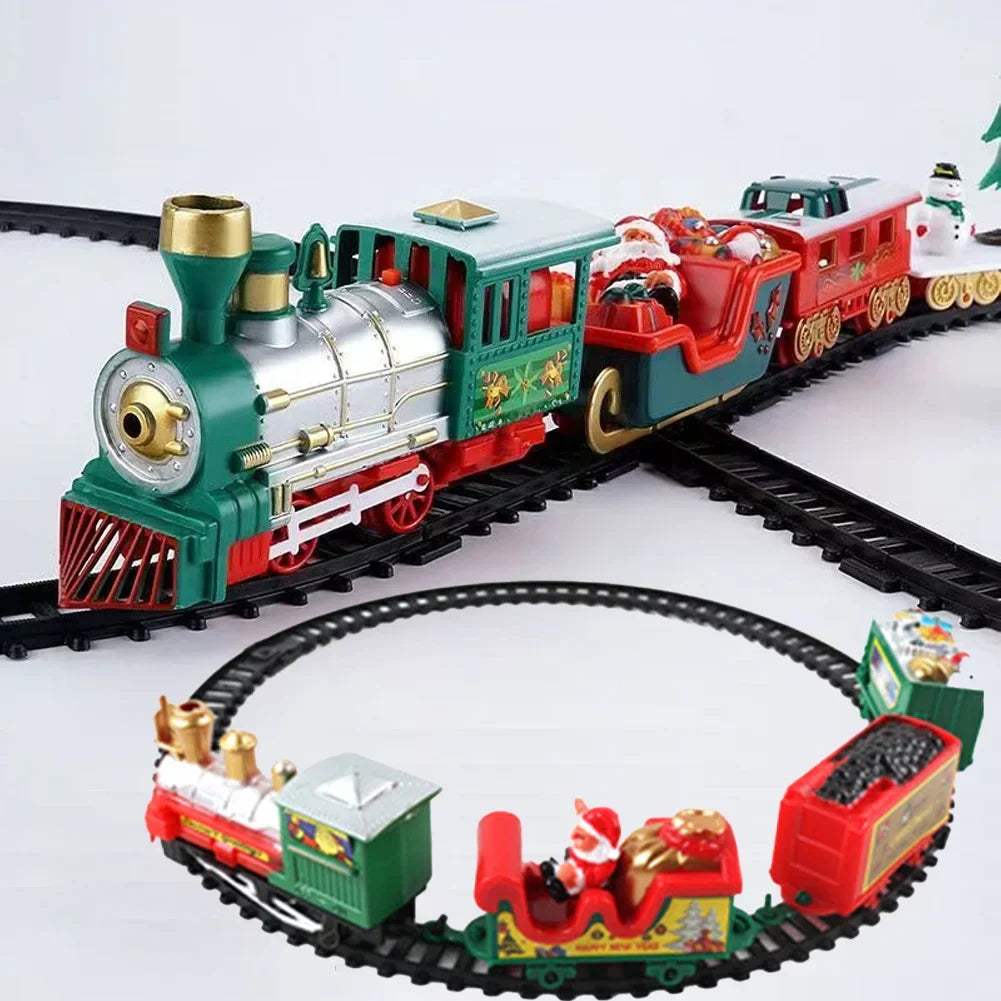 Treno Elettrico per Albero di Natale per Decorazioni Festive – FestExpress