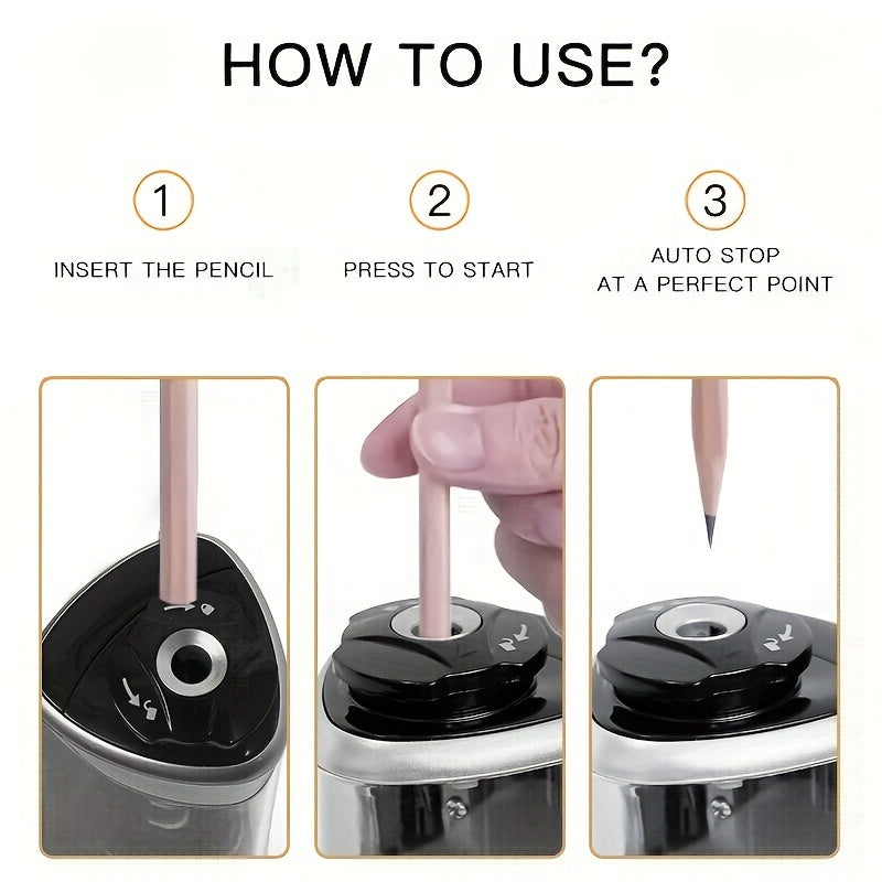 Affilacoltelli Elettrico SharpPoint – Affilatura di Matite Super Veloce e Precisa