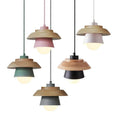 Lampe suspendue en bois | Design naturel nordique