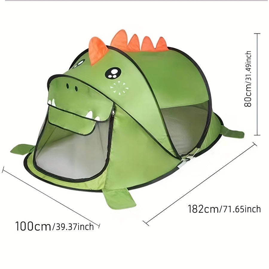 Set di tende da gioco pop-up per bambini con dinosauri, squali e orsi con protezione solare UPF 50 – Traspirante e portatile per neonati e bambini piccoli