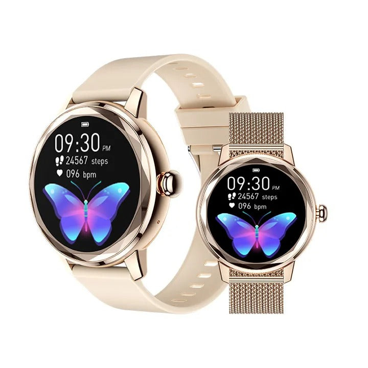 Orologio Smart da Donna Smart Gold – Orologio Sportivo di Lusso in Acciaio Inossidabile