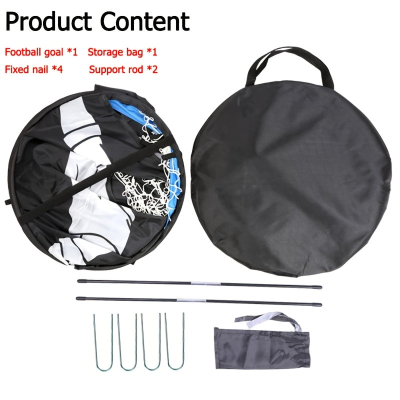 Porta da Calcio Pieghevole 2-in-1 – Ideale per Allenamenti e Divertimento all'Aperto