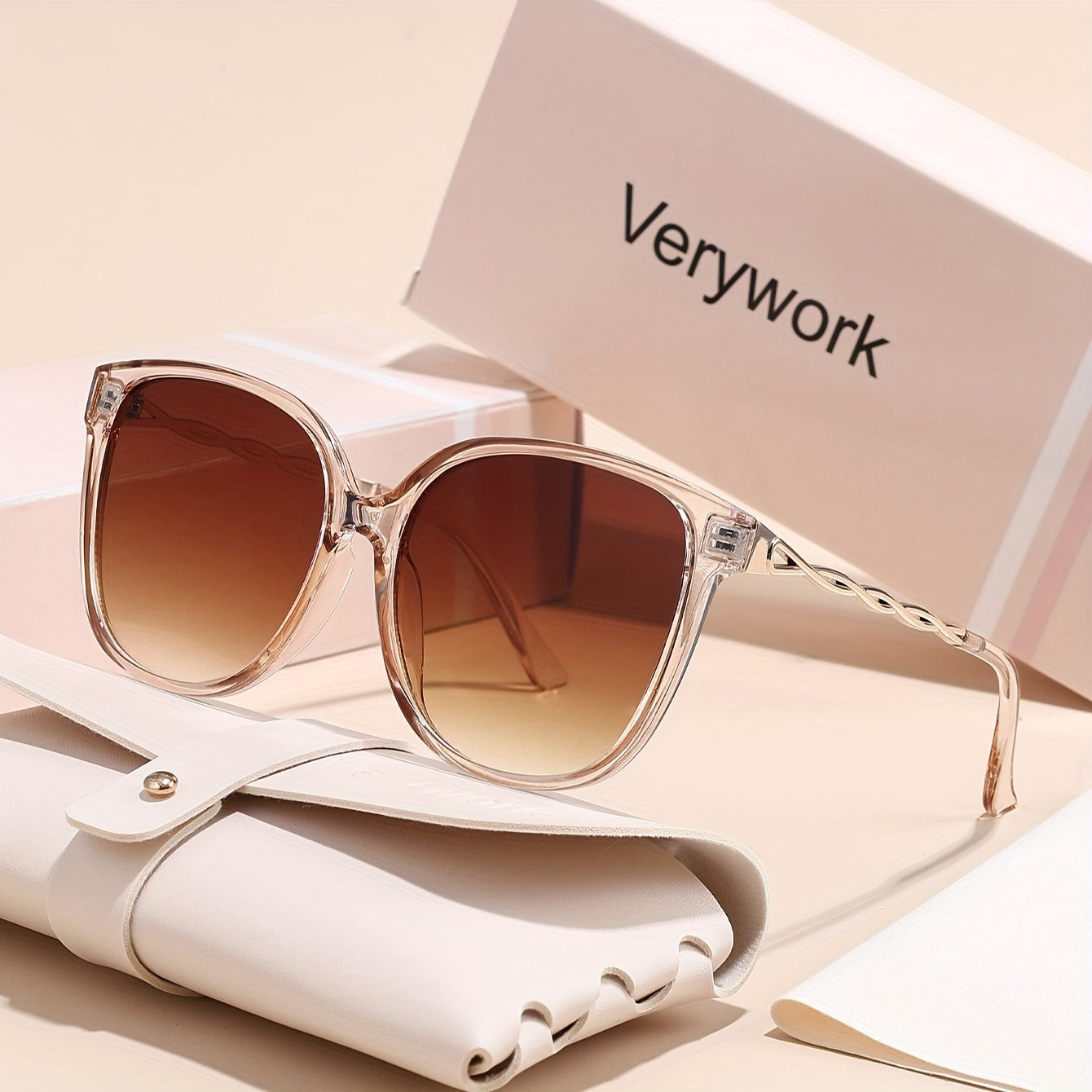 Occhiali da sole retro per donne – Occhiali quadrati eleganti con lenti antiriflesso