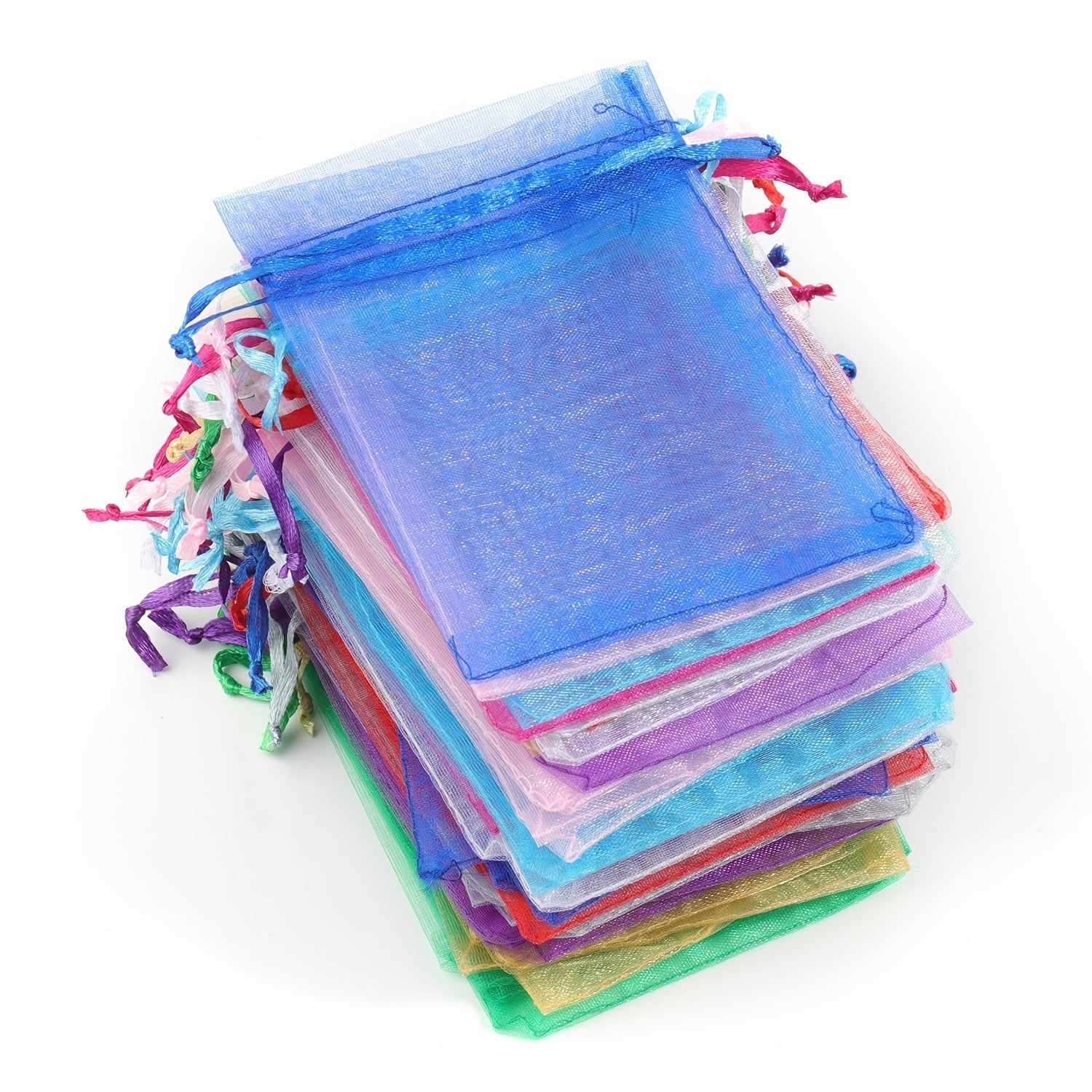 Set di Sacchetti in Organza Eleganti – Ideali per Regali e Decorazioni per Feste