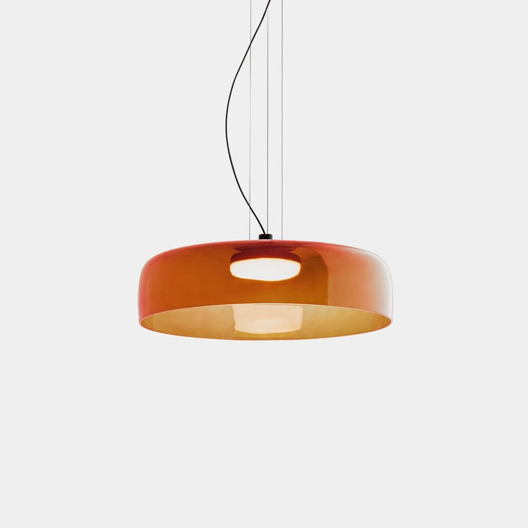Lampada a sospensione in vetro norvegese - Design unico
