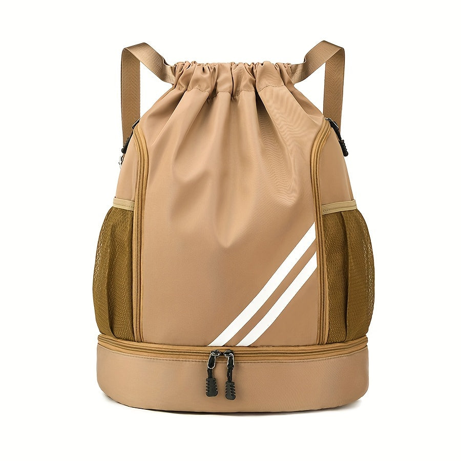 Borsa da Palestra in Nylon Elegante con Coulisse – Pratica e Impermeabile per Sport e Viaggi