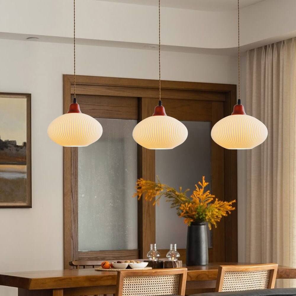 Lampada a Sospensione in Ceramica Elegante - Design Rustico