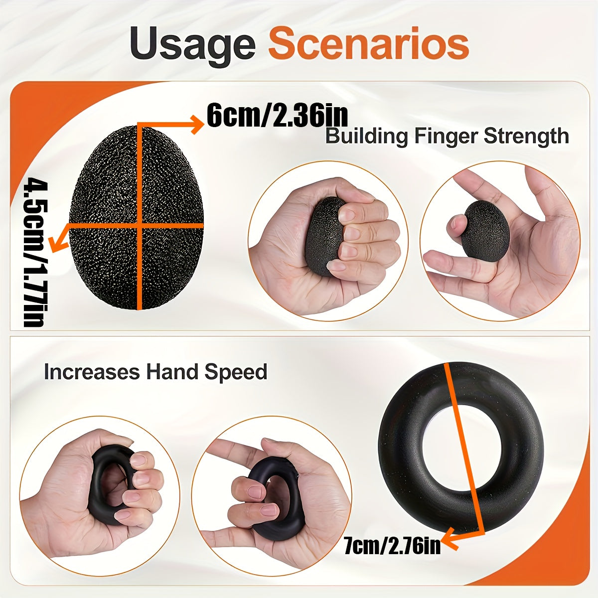 Set di Allenamento per le Mani PowerGrip – 5-in-1 per Mani e Avambracci Forti