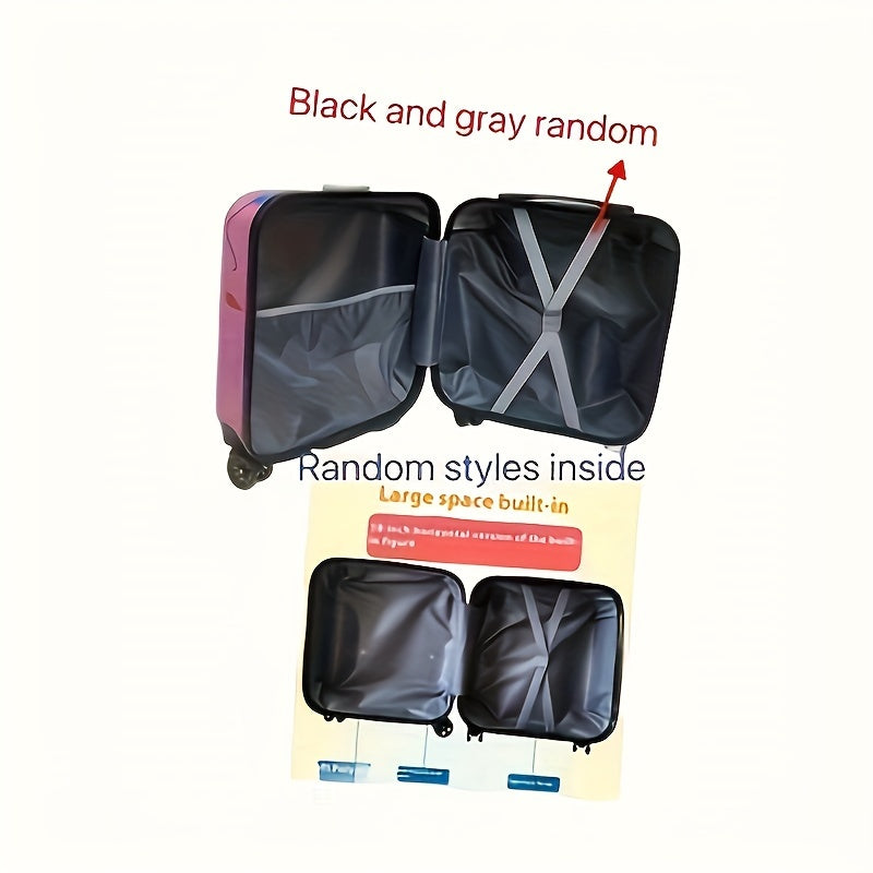 Valigia per Bambini con Design di Anatra – Ideale per Bambini, 16.5 Pollici con Ruote Silenziose