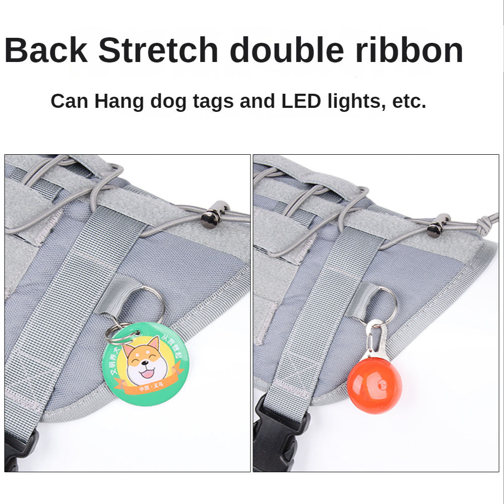 Imbracatura Tattica per Cani – Robusta e Regolabile per Cani di Grandi Dimensioni