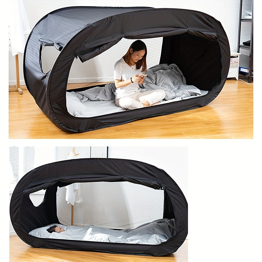 Letto a Tenda Pieghevole CozyNest – Protezione e Riposo a Portata di Mano