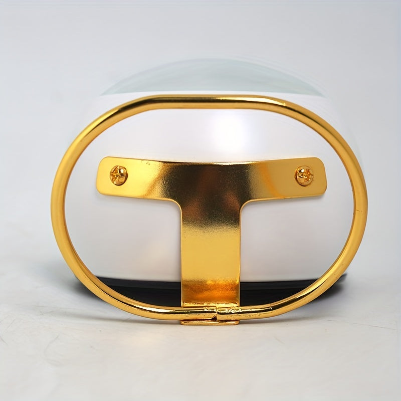 Orologio da Scrivania Silenzioso Nordic – Lancette Luminose e Cornice in Metallo