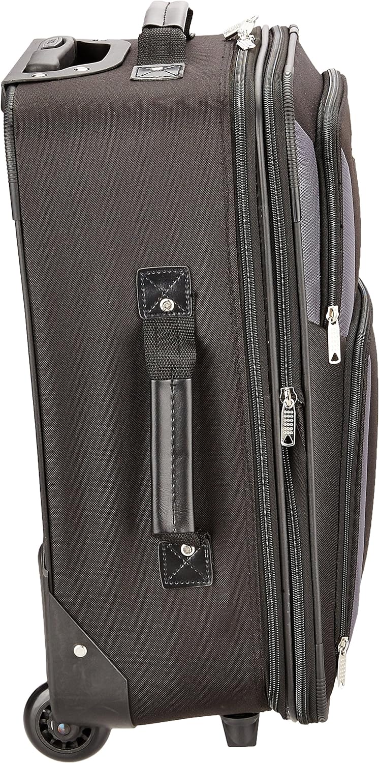 Set di Valigie Rigide a 2 Pezzi con Borsa da Cabina e Ruote Scorrevoli