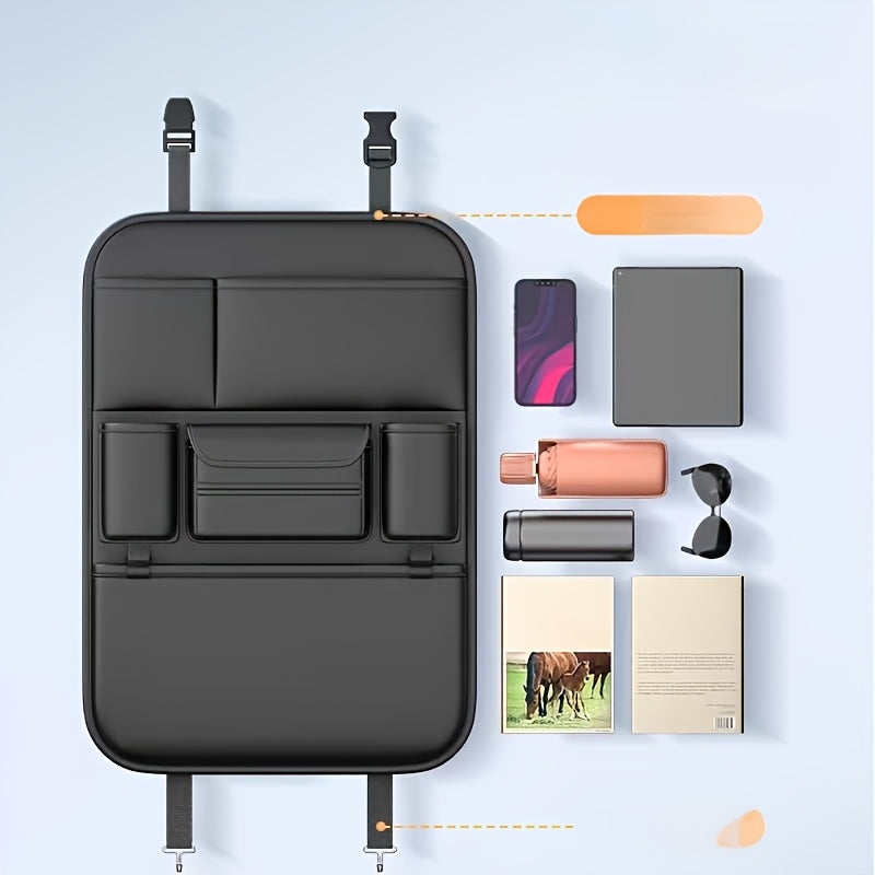 Organizer per schienale sedile auto in PU Leather – Elegante e Funzionale