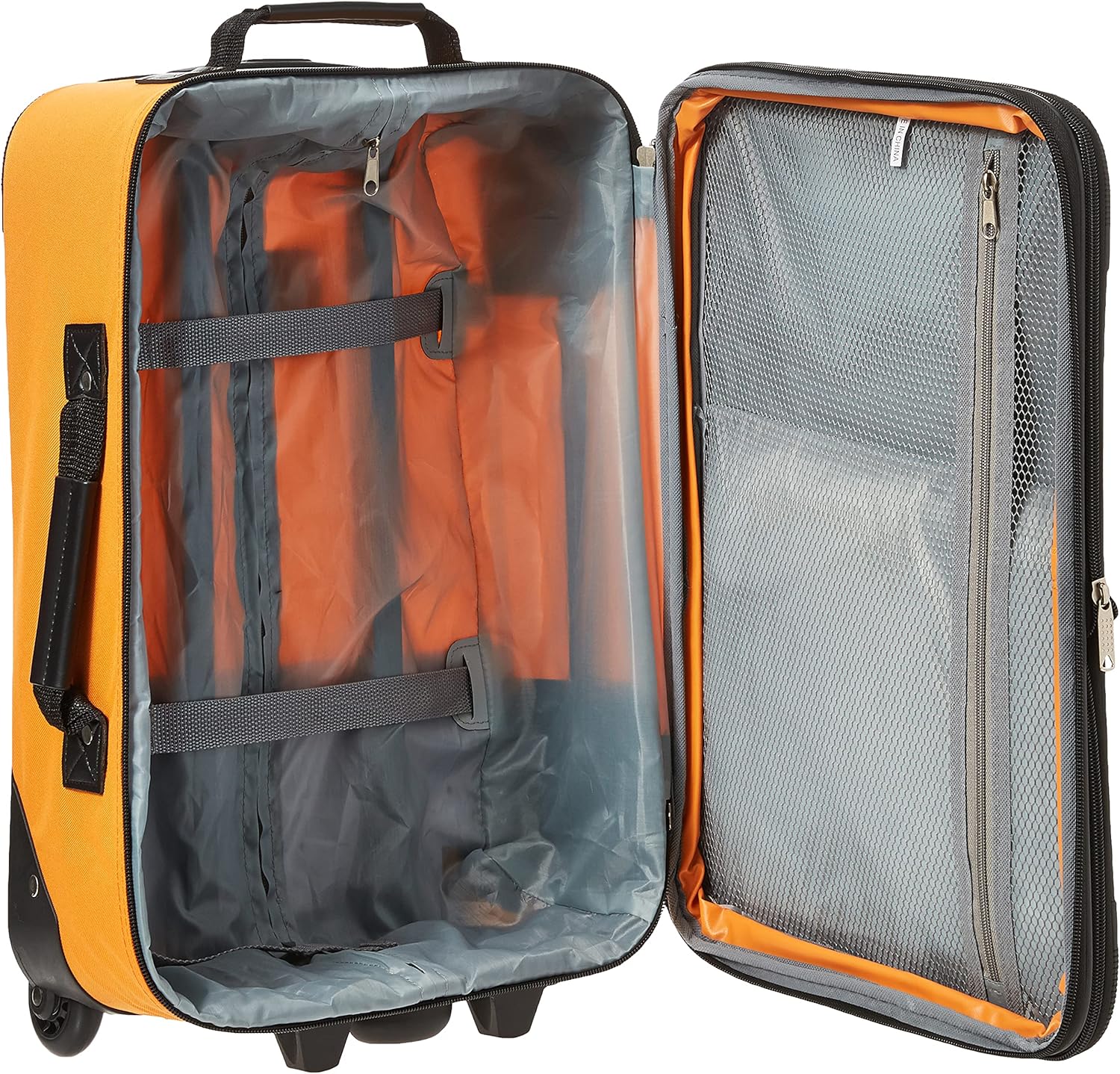 Set di Valigie Rigide a 2 Pezzi con Borsa da Cabina e Ruote Scorrevoli