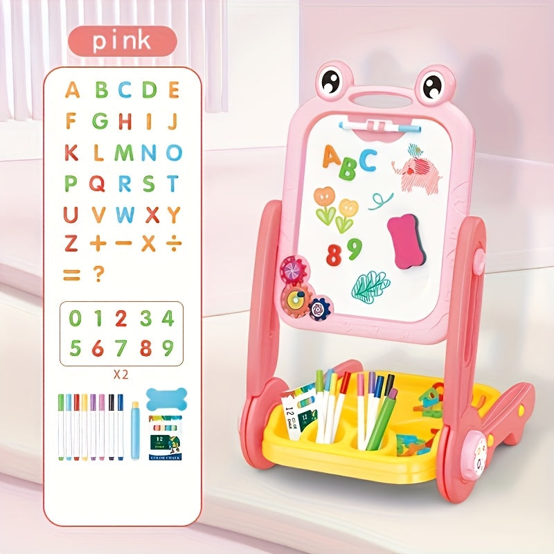 Lavagna per Bambini Doppia Faccia – Magnetica con Caratteristiche Educative per Imparare e Giocare