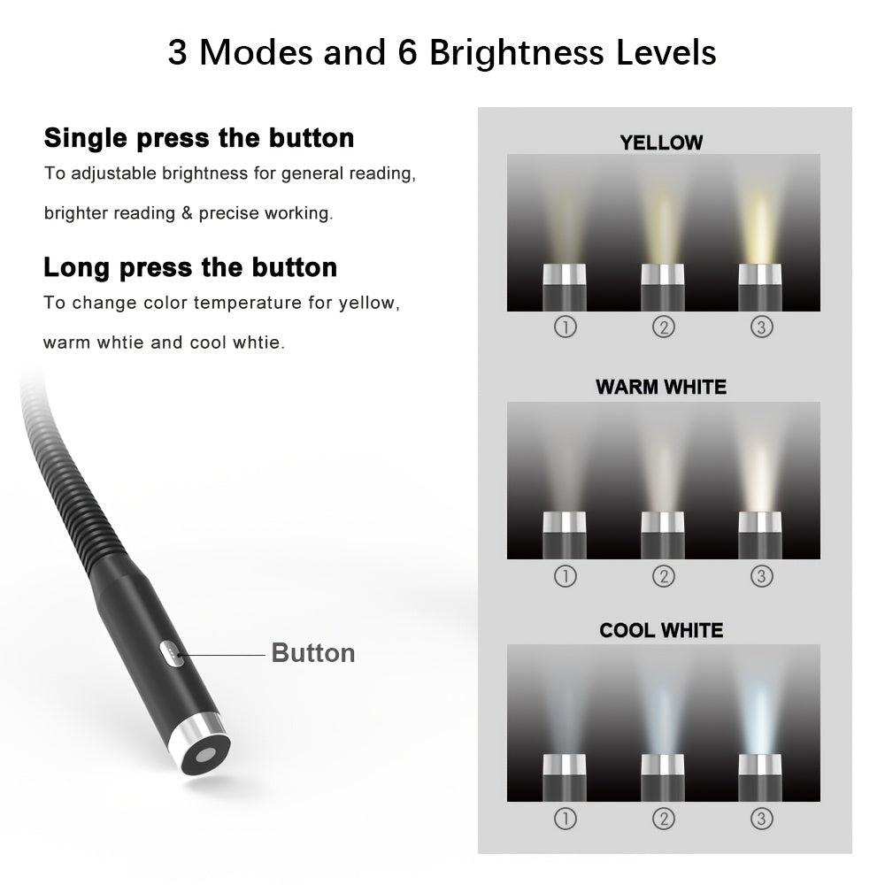 Lampada da Collo FlexLight – Luce Confortevole e Regolabile per Qualsiasi Attività