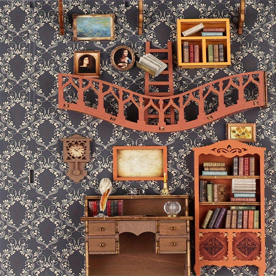 Casa dei Libri Magici – Puzzle di Legno 3D per Costruttori Creativi