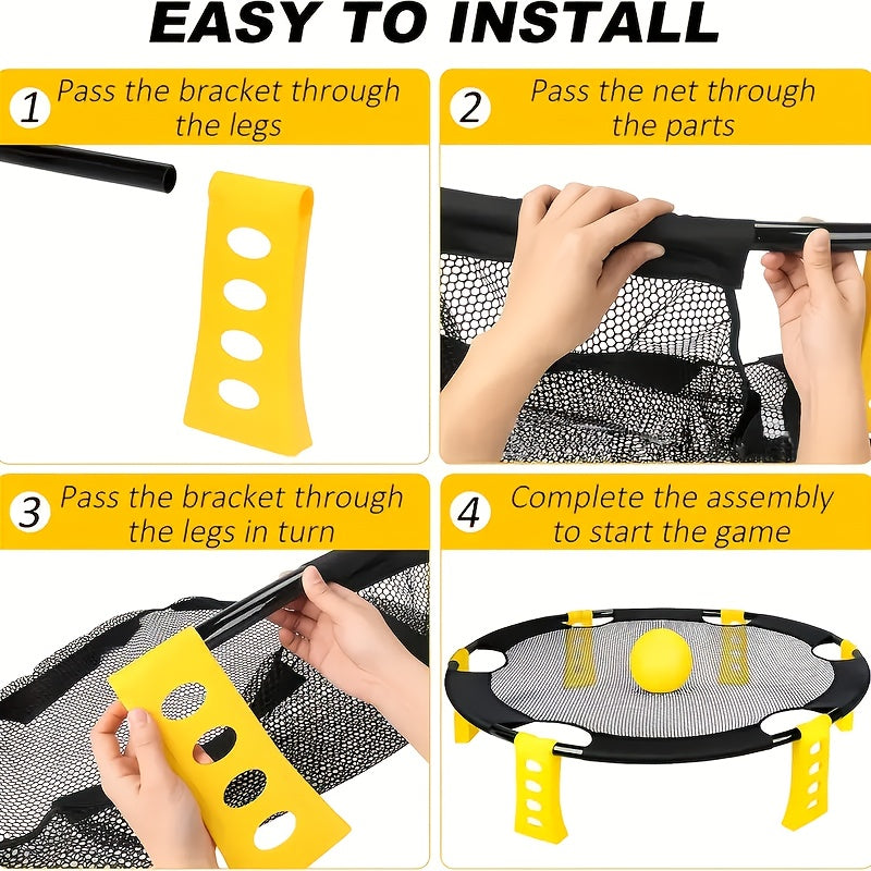 Rete Mini Volley Dinamica – Compatta e Adatta a Qualsiasi Luogo di Gioco